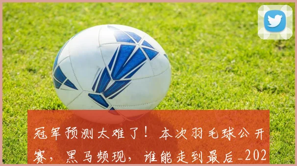 冠军预测太难了！本次羽毛球公开赛，黑马频现，谁能走到最后_20260703215726_20260718005638